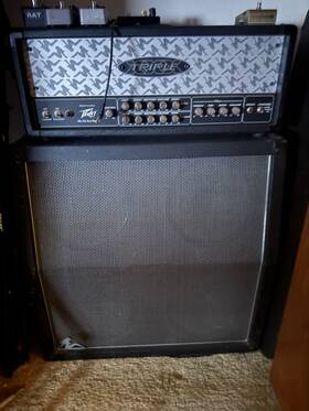 Peavey 00456390 Triple Xxx Head And 412 Slant Cabinet Guitar Amp 400w 3-channel Tube