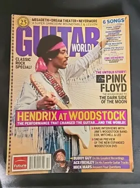 Peavey 014367113150 Jim Hendrix Guitar World Oct 2005 At Woodstock Pink Floyd Megadeth