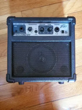 Peavey 143671496168 Rockmaster Gt-5 Portable 9v Battery Powered 4 Inch Guitar Amplifier
