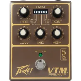 3621900 Peavey Vtm Preamp Pedal Brown And Gold