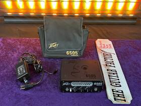 Peavey 6505piranha-0223-u 6505 Piranha 20-watt Micro Head With Power Supply And Carry Bag