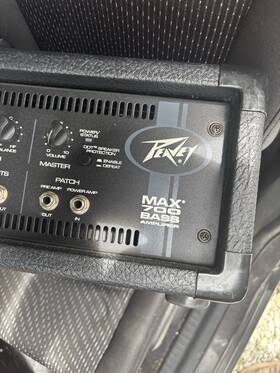 Peavey Max-700 Max 700 Bass Amp Head 700w Solid State 2-channel 8 Ohm