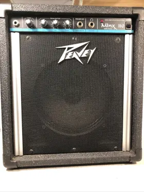 Minx-110 Peavey Minx 110 Bass Guitar Amplifier 35 Watt 1x10 Inch Usa Made Tested Works Great