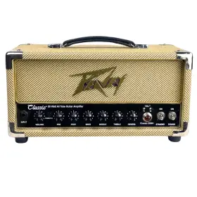 Pvy20 Peavey Classic 20 Watt All Tube Guitar Amplifier Head Used