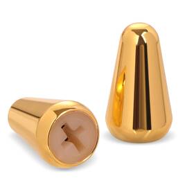 Peutier 1015497 2pcs 5 Way Pickup Switch Tip 3 0.61x0.35x0.35 Inch Gold