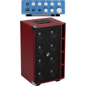 Bp800pjbredstk Phil Jones Bass Bp-800 800-watt Amplifier Head With Red 8 X 5-inch