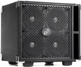 C4-blk Phil Jones Bass Compact 4 X 5-inch 400-watt Cabinet - Black