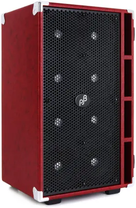 C8-red Phil Jones Bass Compact 8 X 5-inch 800-watt Cabinet - Red