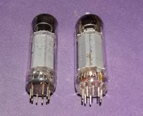El84 Philco 6bq5 Pair Of Usa Made Vintage Amp Vacuum Power Tubes Lot