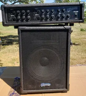 Pas10 Pignose Pa75w Portable 4 Input System Mixer And Speaker Amplifier