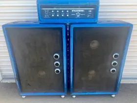 1060-s Plush 1969 Royal Bass Combo Amplifier Both Cabs And Head