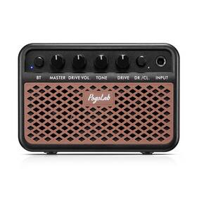 Pogolab M-02892bn Mini Guitar Amp 5w Small Portable Electric Amplifier Clean And Drive E