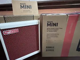 S1012g124011007 Positive Grid Spark Wireless Mini Amp Pearl Extra Grill Cover Crimson With Box