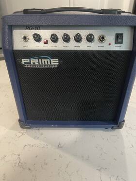 Prime Rg-10 Guitar Amplifier Amp Works Great Has Kickstand