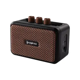 Pyle 842893171944 5w Portable Mini Electric Guitar Amplifier - Battery Powered Black