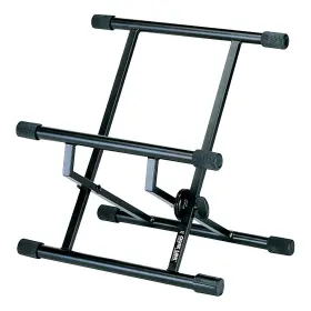 Ams-bs-317bk Quik Lok Quik-lok Double-brace Low-profile Amp Stand For Small Amps