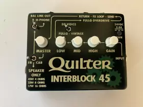 Interblock-45 Quilter Labs 854710003758 Interblock 45 Amplifier Pedal For Guitar