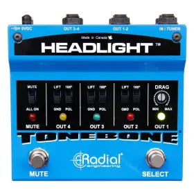 Radial 0676101044245 Used Tonebone Headlight Four-output Guitar Amp Selector