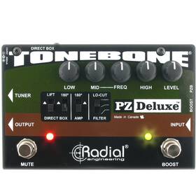 Radial Engineering 676101040384 Tonebone Pz-deluxe Studio Acoustic Instrument Preamp Pedal
