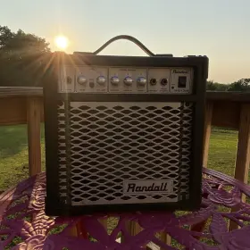 Rg12m Randall Black Portable Guitar Amp Tested With Cord