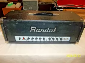 Rg80es Randall 1985 Vintage 100 Watt Solid State Guitar Amplifier Head / Reverb