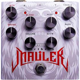 Revv Amplification 197881476212 Amp Northern Mauler Glenn Fricker Signature Effects Pedal White 19776212 Rf