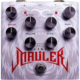 19776212 Revv Amplification 197881476212 Amp Northern Mauler Glenn Fricker Signature Effects Pedal White Rf