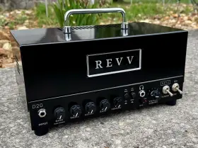 D20bk Revv Amplification D20 Black Versatile 20/4w Tube Guitar Amplifier Head With Box