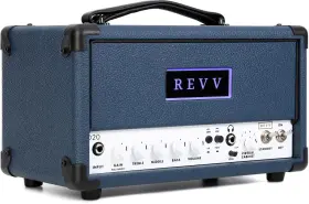 D20ts-ct Revv D20 20-/4-watt Tube Head - Navy Tolex Sweetwater Exclusive