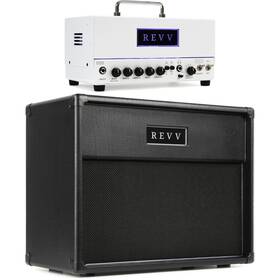 Revv Revvd20w112bun D20 20/4-watt Tube Head And 1 X 12-inch Cabinet Bundle - White