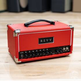 Revv Rv-g25cs G25 25/4w 2-channel 6v6 Tube Amp Head With Footswitch Red Bronco