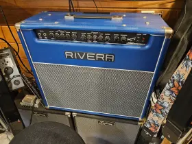 R55-112 Rivera R55 Suprema 55 Watt 1x12 Inch Guitar Combo V30 Blue Tolex Nice