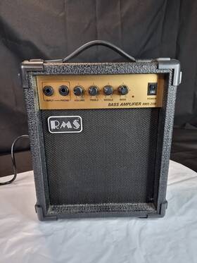 Rms Communications Rms-20b Guitar Bass Amplifier Excellent Condition Great Sound