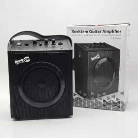 Rj10war2 Rockjam 10w Electric Guitar Amp Black Compact 3-band Eq Overdrive