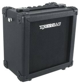 Rockville 613826658203 G-charge 20 Black Rechargeable Battery Guitar Amplifier Spring Reverb