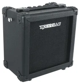 Rockville 613826658203 G-charge 20 Black Rechargeable Battery Guitar Amplifier Spring Reverb