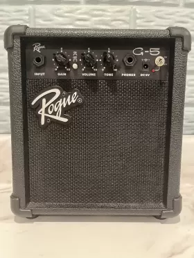 Rogue 656238015028 G5 5w Battery-powered Guitar Combo Amplifier Black - Tested