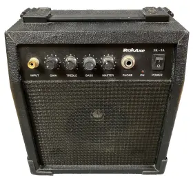 Sk-8a Rok Axe Electric Guitar 9w Practice Combo Amp Amplifier