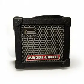 N225 Roland 270070101000 Micro Cube Black Guitar Amplifier Compact Portable Amp Output 2 Watt