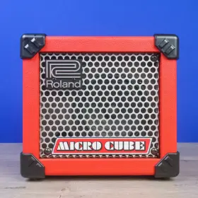 Roland 761294504543 Micro Cube Gx Iphone Application Compatible Amplifier Guitar Amp Gxr Red