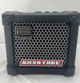 Roland 957054084899 Micro Cube Black Guitar Amp With Ac Power Cord Box And Menu