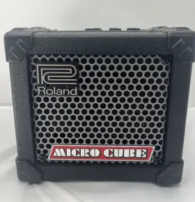 Roland 957054084899 Micro Cube Black Guitar Amp With Ac Power Cord Box And Menu