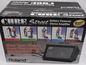 Roland 957054405168 Cube Street Compact Pa System And Combo Electric Guitar Amplifier