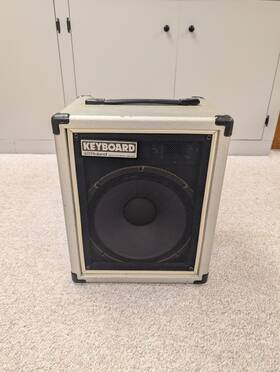 Roland Ck-60 Vintage Cube 60 Keyboard Amplifier Silver Tested Usa