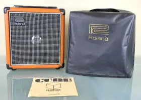 Cube-20 Roland Transistor Guitar Amplifier Tested Made In Japan