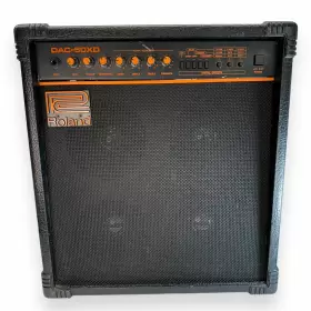 Dac-50xd Roland Amp Combo Guitar Bass Music Orange Black 1980s Read Tested