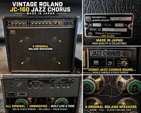 Roland Jc-160 Vintage Jazz Chorus Amplifier Made In Japan 1970s Tested Works