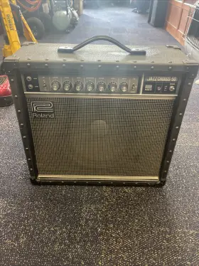 Jc-50 Roland Jazz Chorus Guitar Combo Amplifier Black Working Tested Japan Rare