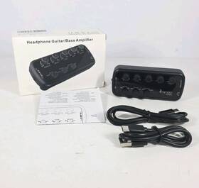 Rrange Gp20a Mini Electric Guitar Headphone Amplifier Amp 3 Built-in Speaker Simulations