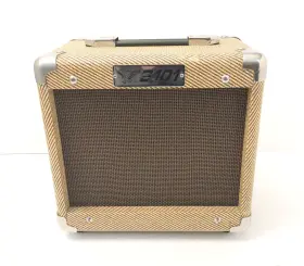 Sev-10 S101 Guitars 12w Brown/gold Herringbone Tweed Small Amp Tested Working